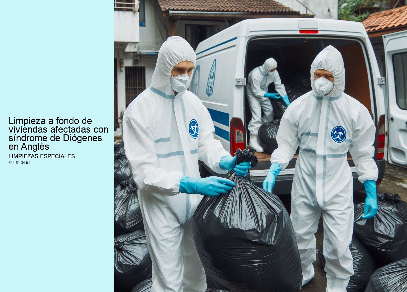 Limpieza a fondo de viviendas afectadas con síndrome de Diógenes en Anglès