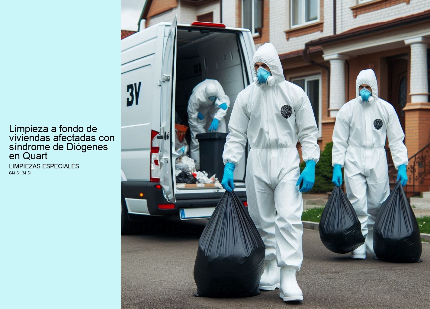 Limpieza a fondo de viviendas afectadas con síndrome de Diógenes en Quart