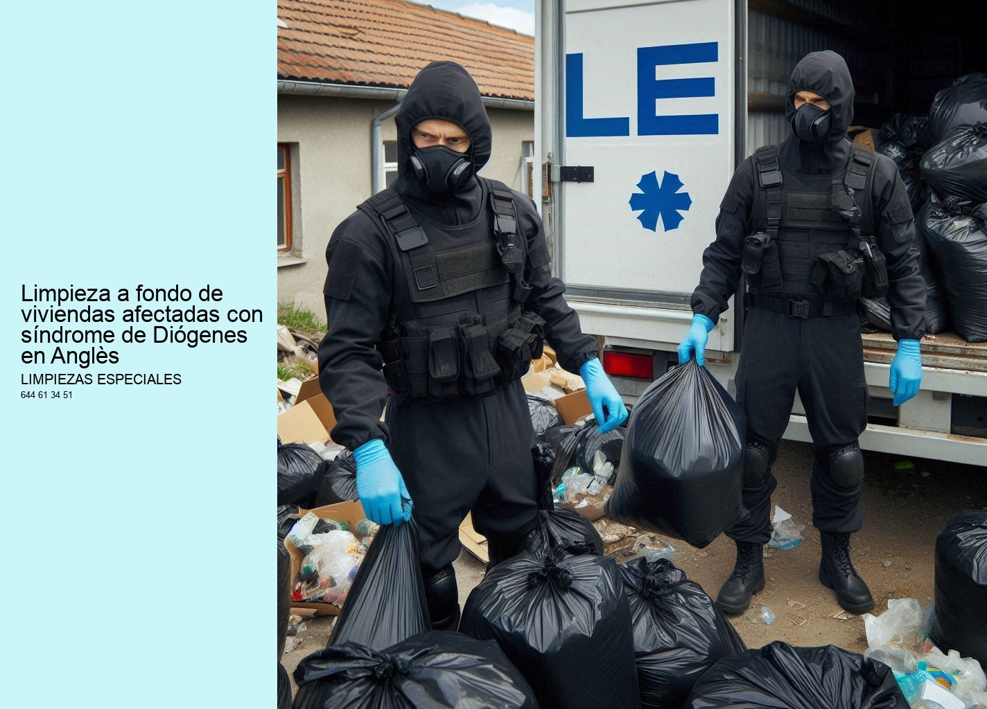 Nuestro proceso de limpieza para el síndrome de Diógenes