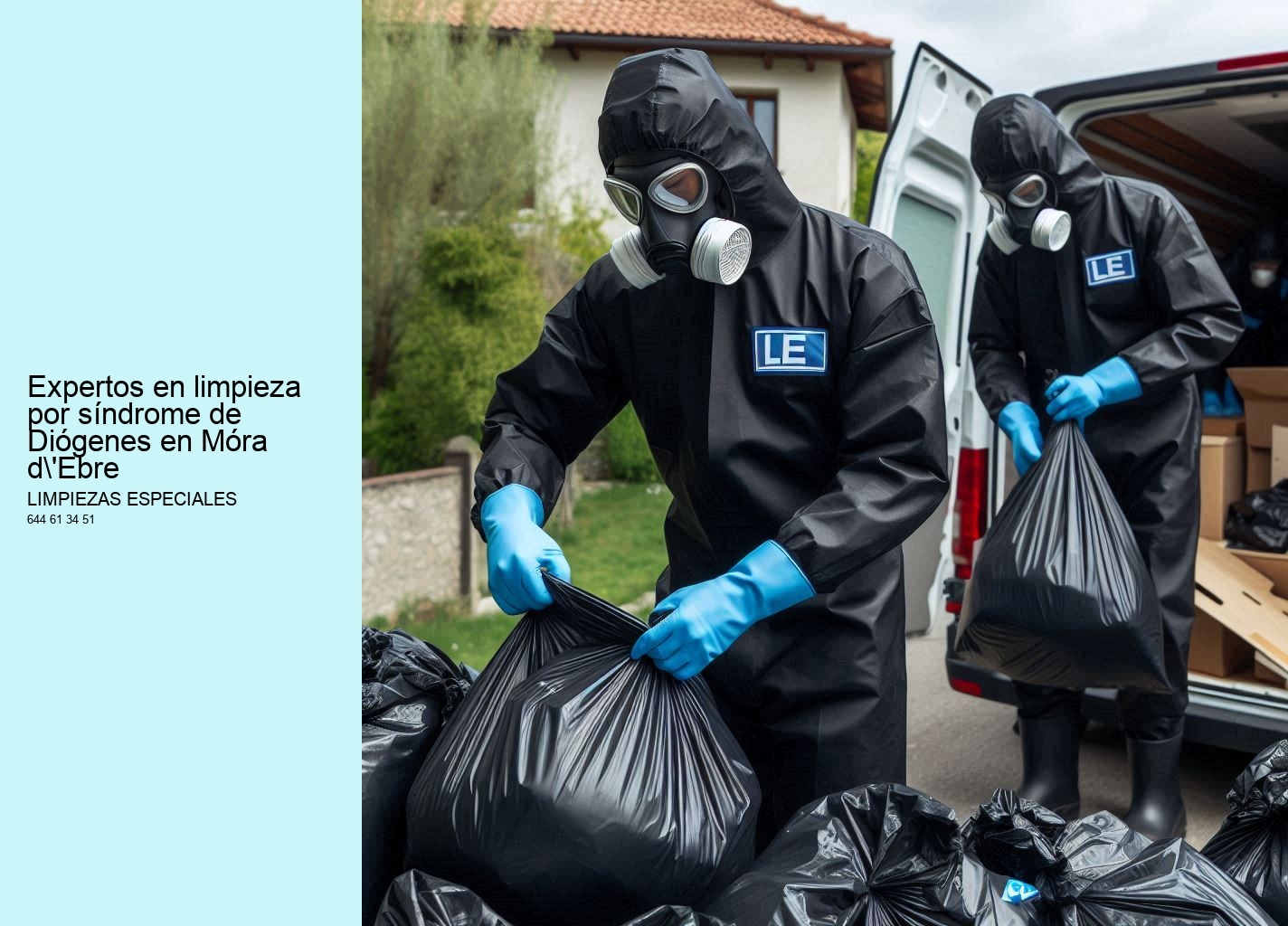 Expertos en limpieza por síndrome de Diógenes en Móra d'Ebre
